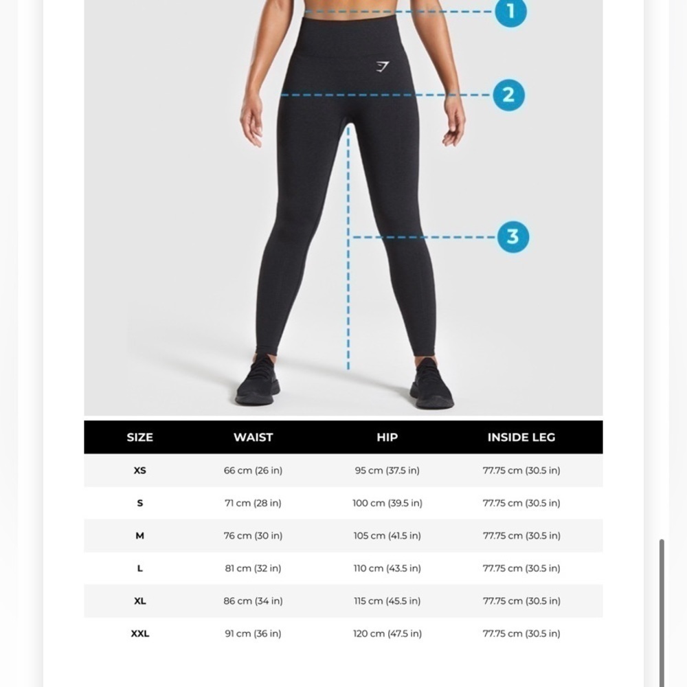 GYMSHARK seamless teal cutout leggings - Picture 7 of 7